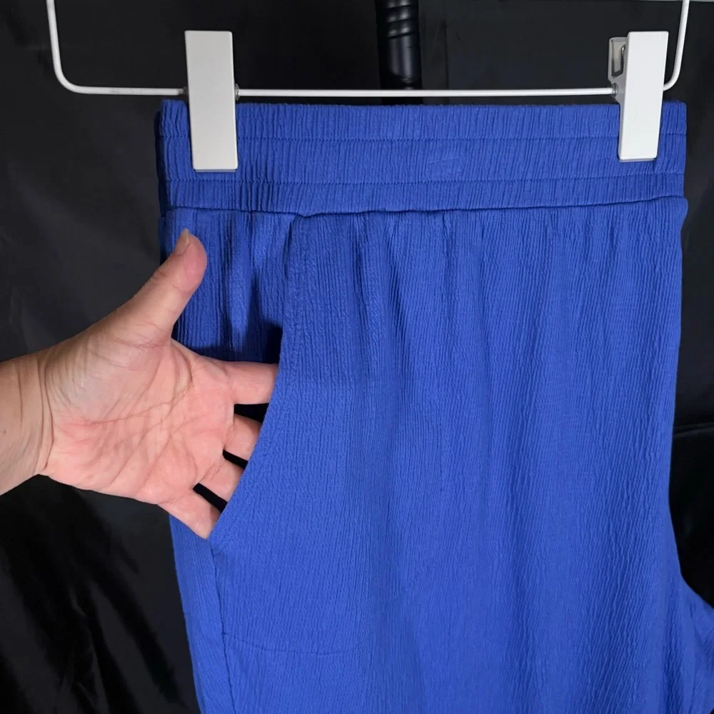 Belle Two-Piece Blue Blouse & Shorts Set – Size 2X - Picture 13 of 15